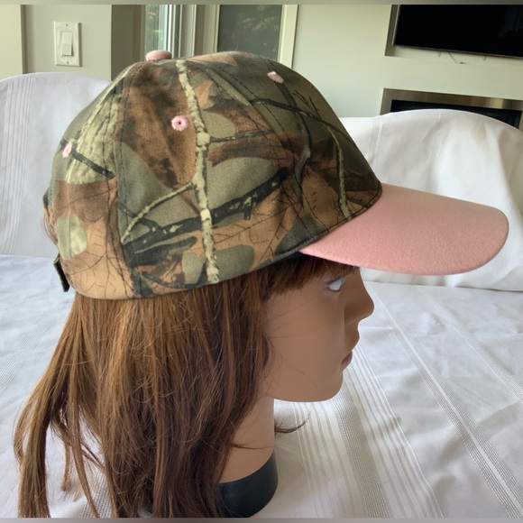 PINK CAMO Ball Cap, Adjustable sizing - Picture 2 of 6